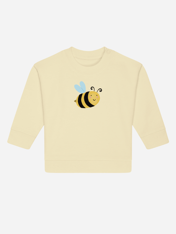 Bio-Baby & Kleinkind Sweater 'Biene' Farbe: Gelb Vorderansicht