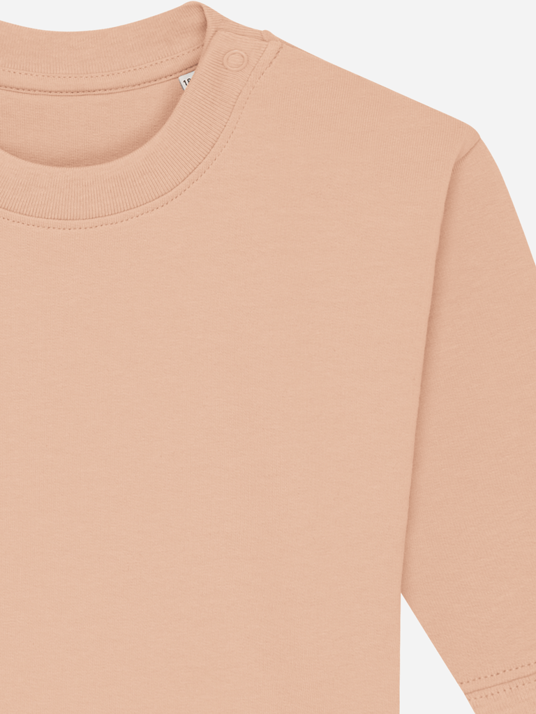 Bio-Baby & Kleinkind Sweater 'Brokkoli' Farbe: Orange Detailansicht