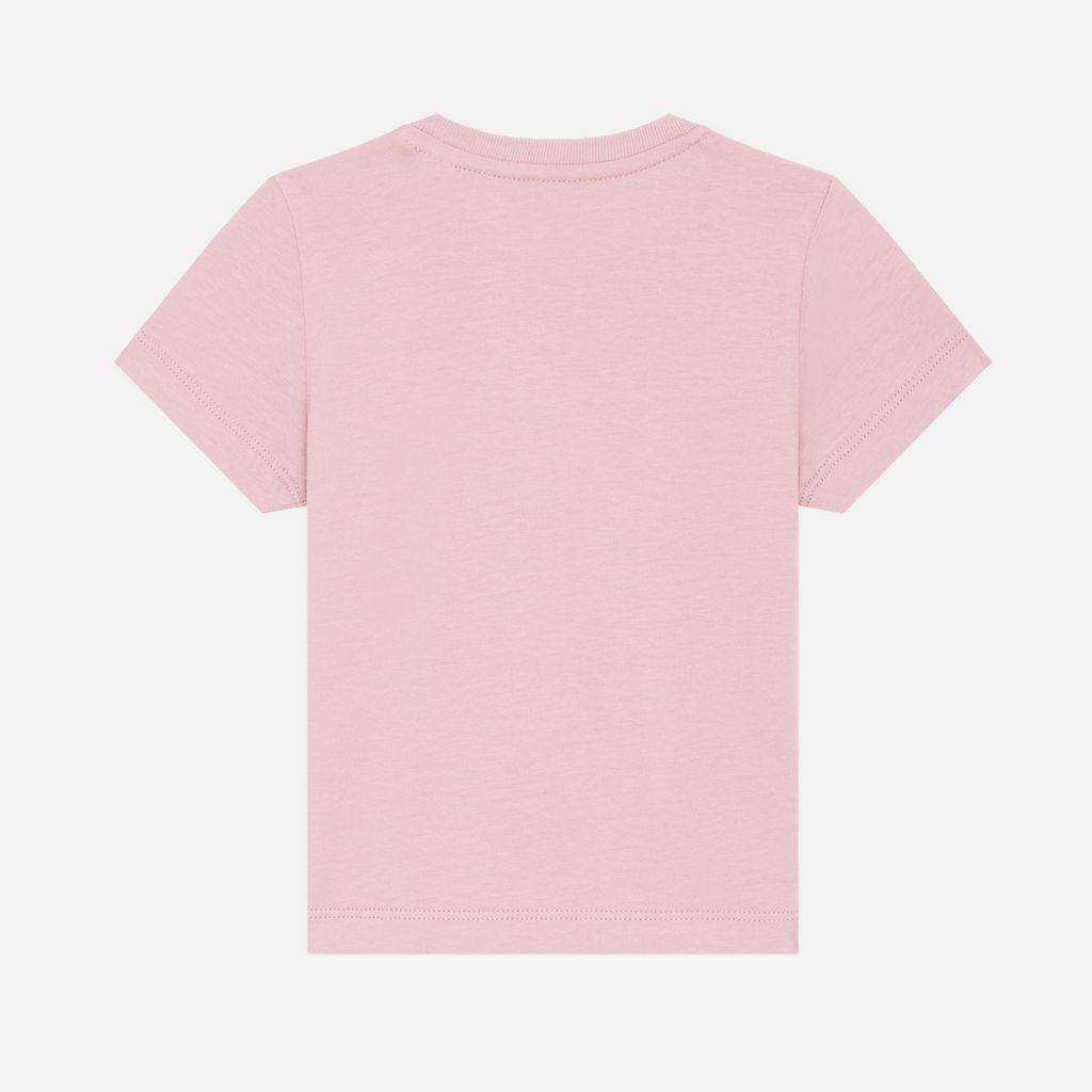 Bio-Kleinkind T-Shirt 'Sternzeichen Skorpion' - personalisierbar Farbe: Rosa Detailansicht