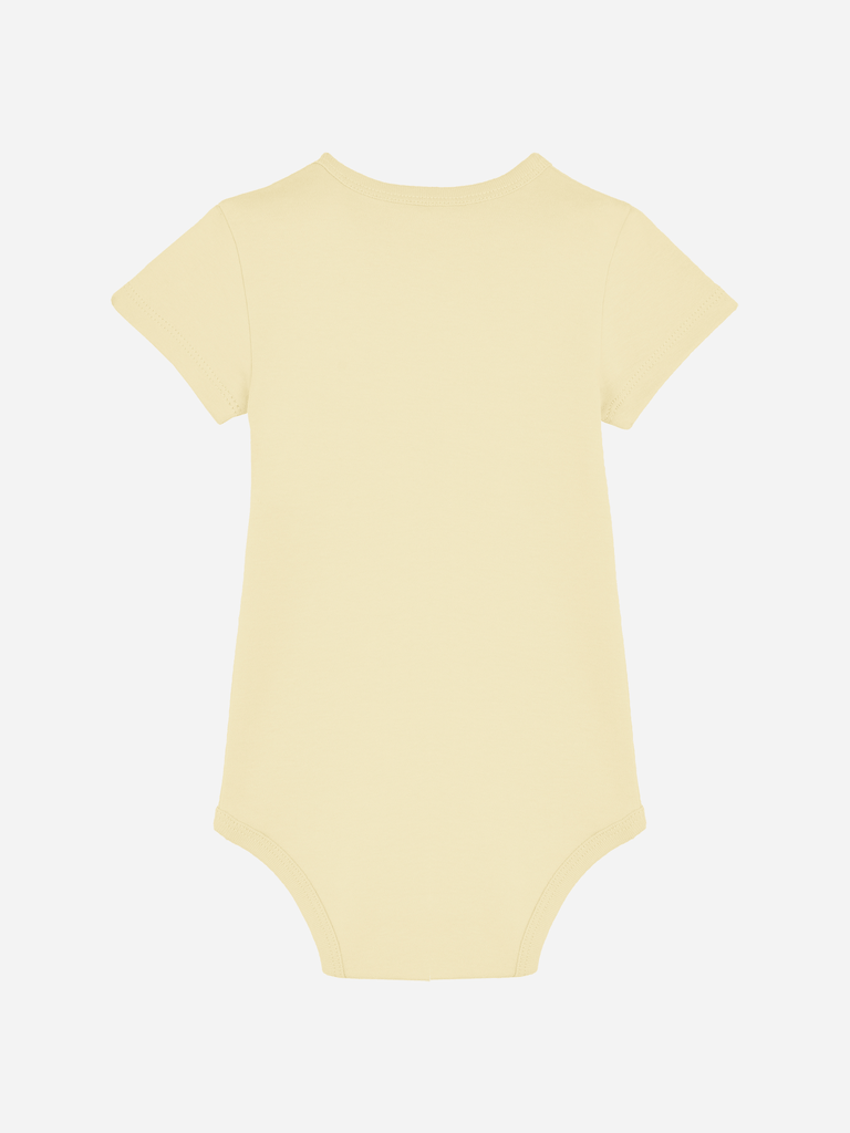 Bio-Baby Body 'Sternzeichen Krebs' - personalisierbar Farbe: Gelb Bild 2