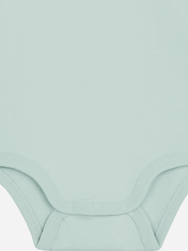 Bio-Baby Body 'Sternzeichen Zwillinge' - personalisierbar Farbe: Türkis Bild 4