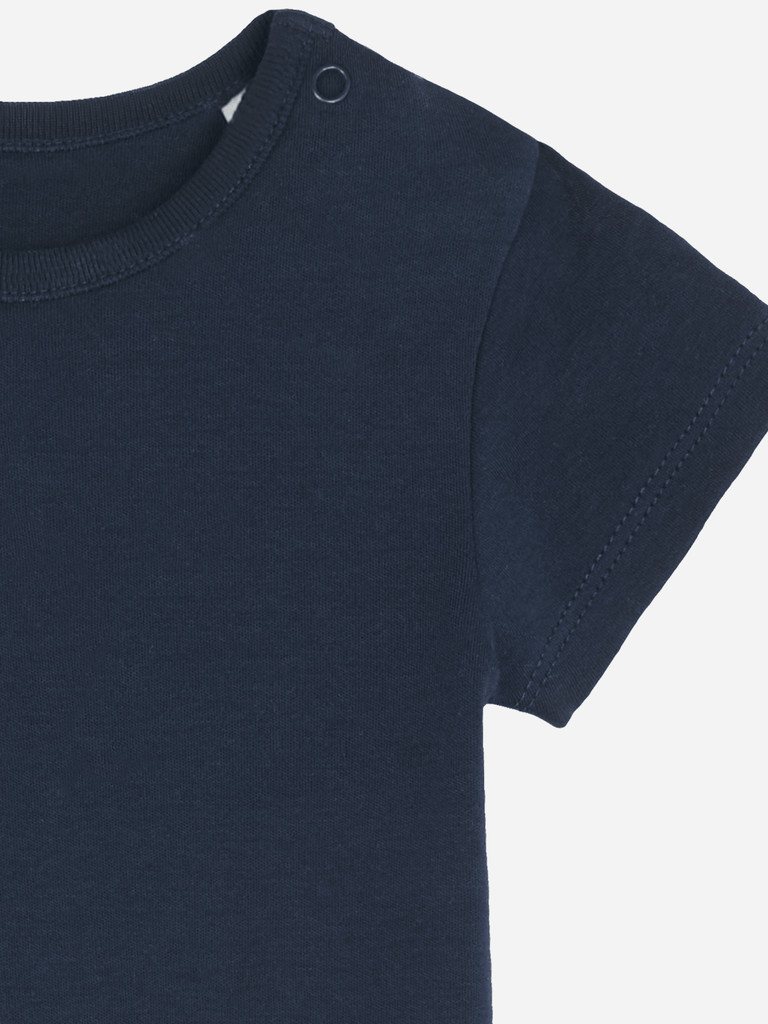 Bio-Baby Body 'Löwe' - personalisierbar Farbe: Marineblau Bild 3