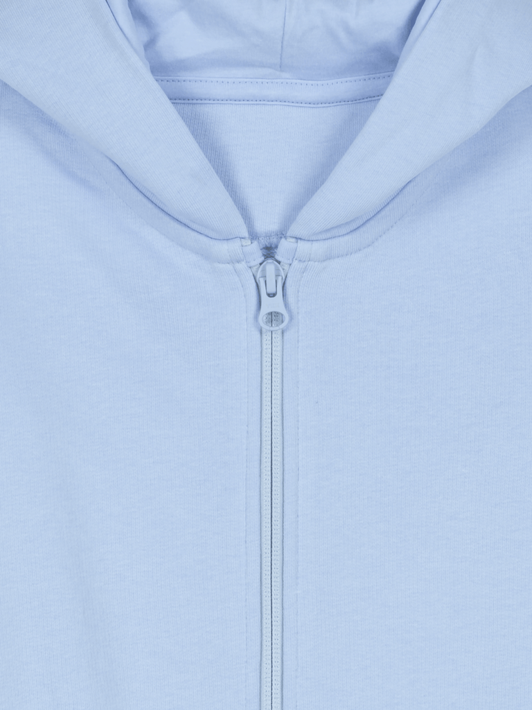 Bio-Baby & Kleinkind Sweatjacke 'Ziege' Farbe: Hellblau Detailansicht