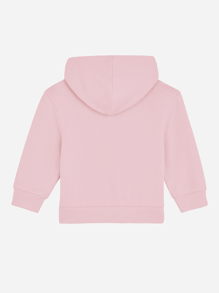Bio-Baby & Kleinkind Sweatjacke 'Löwe' Farbe: Rosa Rücksansichtansicht
