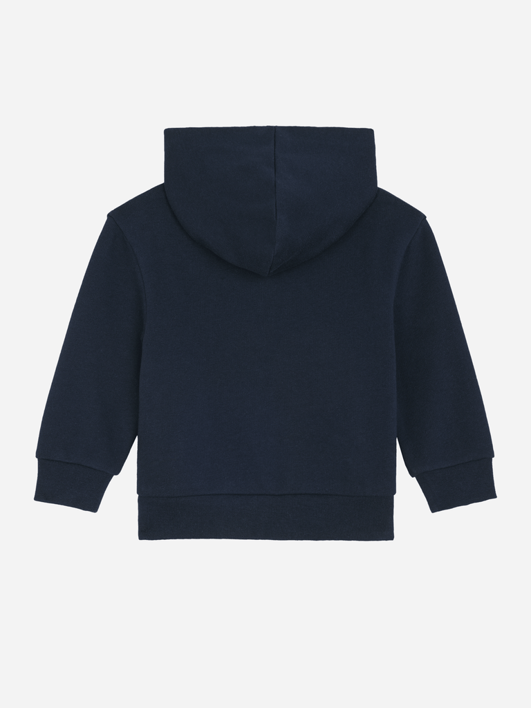 Bio-Baby & Kleinkind Sweatjacke 'Sternzeichen Löwe' Farbe: Marineblau Rücksansichtansicht