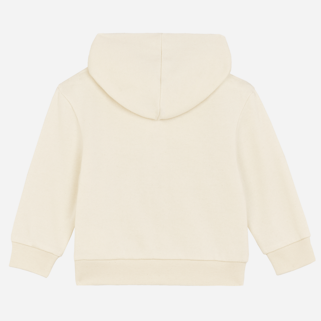 Bio-Baby & Kleinkind Sweatjacke 'Sternzeichen Zwillinge' Farbe: Beige Rücksansichtansicht