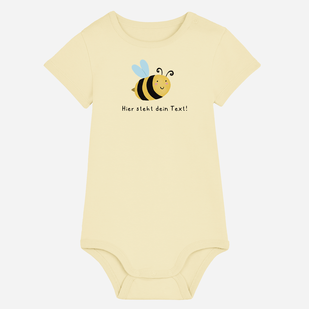 Personalisierbarer Bio-Baby Body Motiv 'Löwe' – Geschenk zur Geburt, Taufe oder zum 1. Geburtstag 