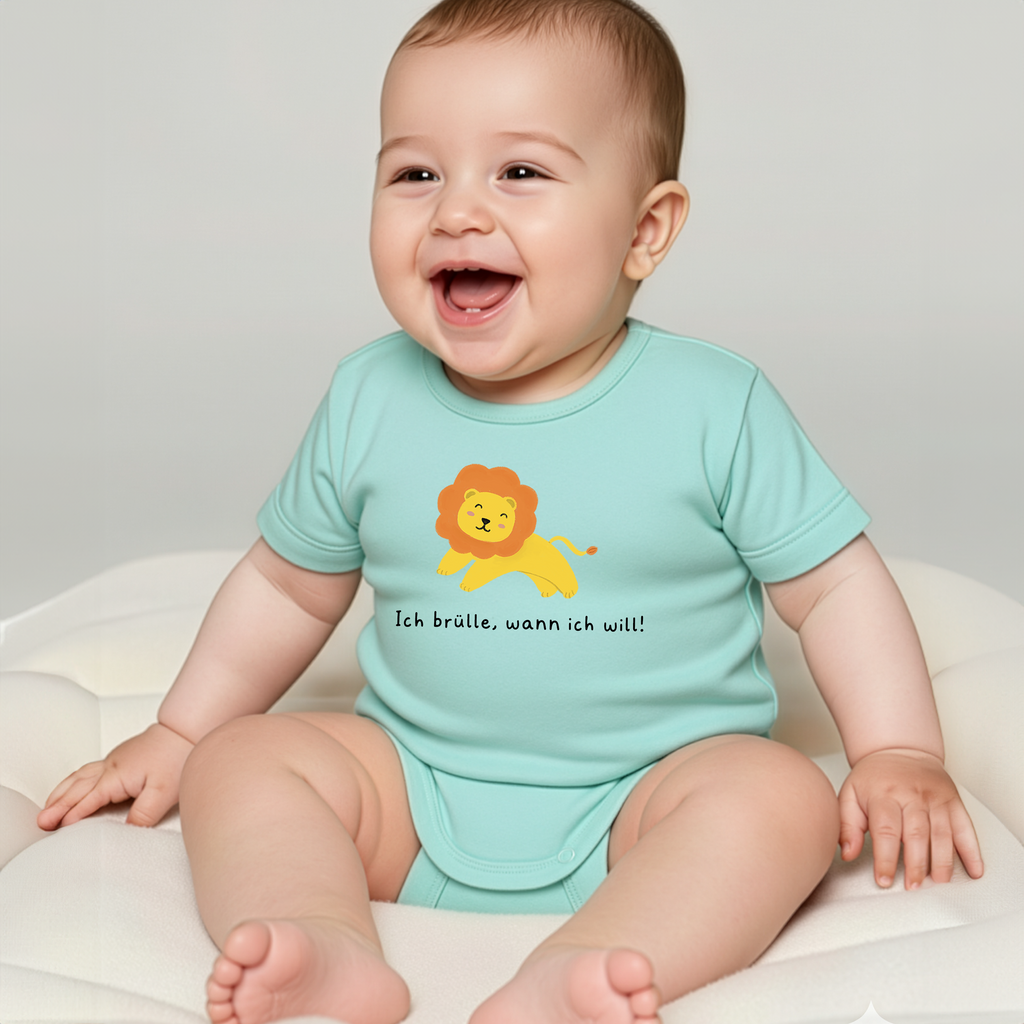 Personalisierbare Baby-Bodys mit Namen oder Wunschtext bei Liebe & Geschenke