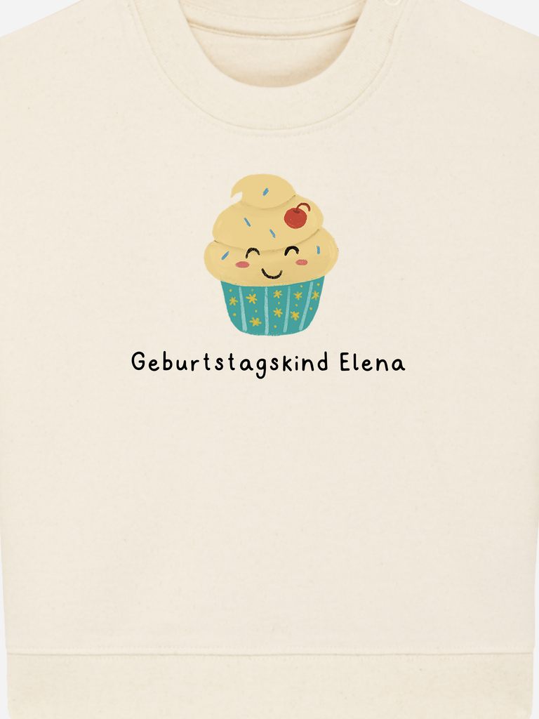 Personalisierungsidee 2 für das Motiv "Cupcake": Geburtstagskind [Name]